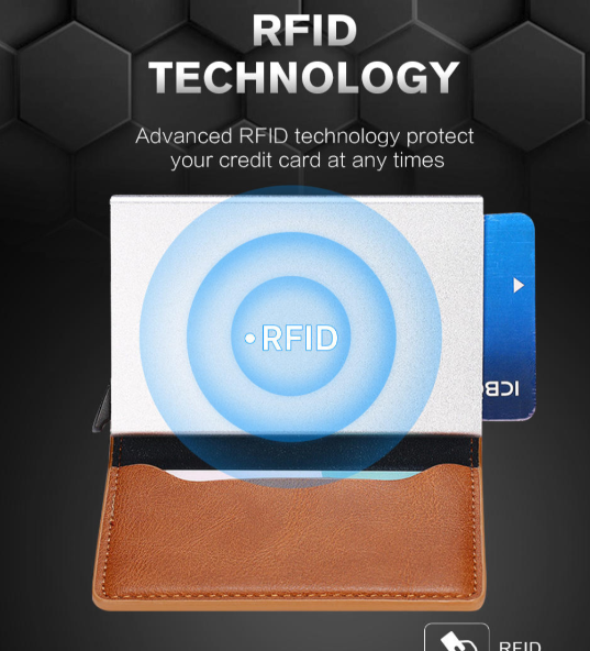 Billetera Inteligente rFID Tarjetera Hombre y Mujer